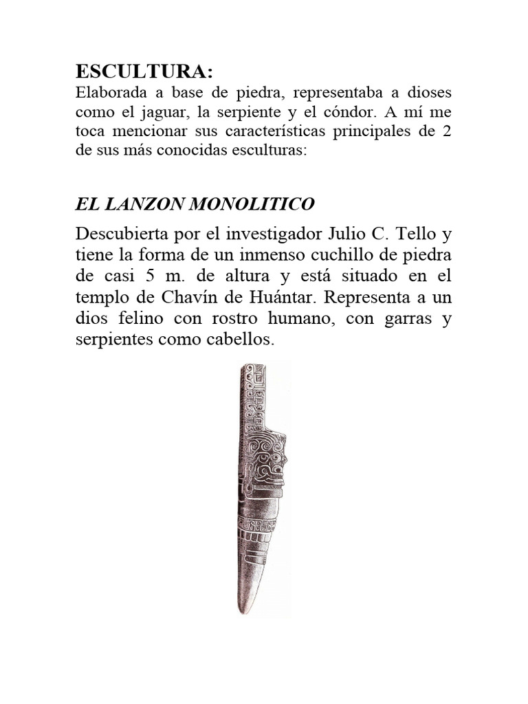 El Lanzon Monolitico | PDF