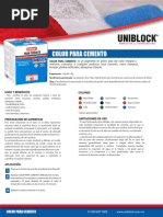 Ficha Técnica: Color para Cemento Cemix | PDF | Hormigón | Cemento