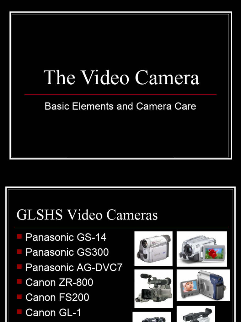 The Video Camera | PDF | Camera Lens | Camera
