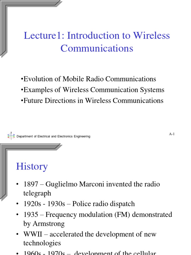 Introduction to the Evolution and Future of Wireless Communication