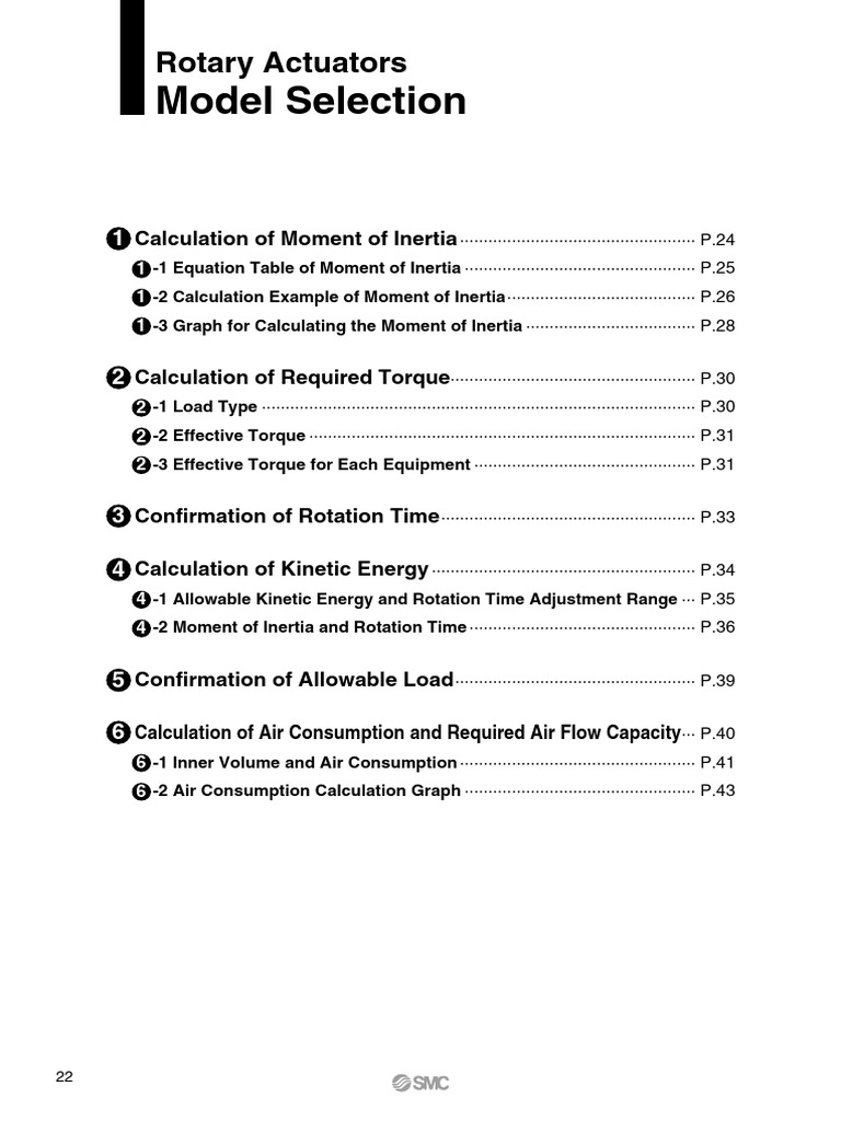 Rotary Actuator Torque Calculations | PDF | Torque | Kinetic Energy