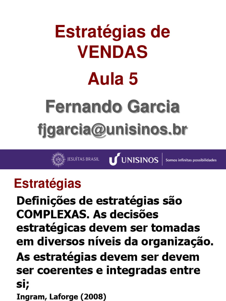 Estratégias de Vendas: Tipos e Abordagens | PDF | Business | Marketing