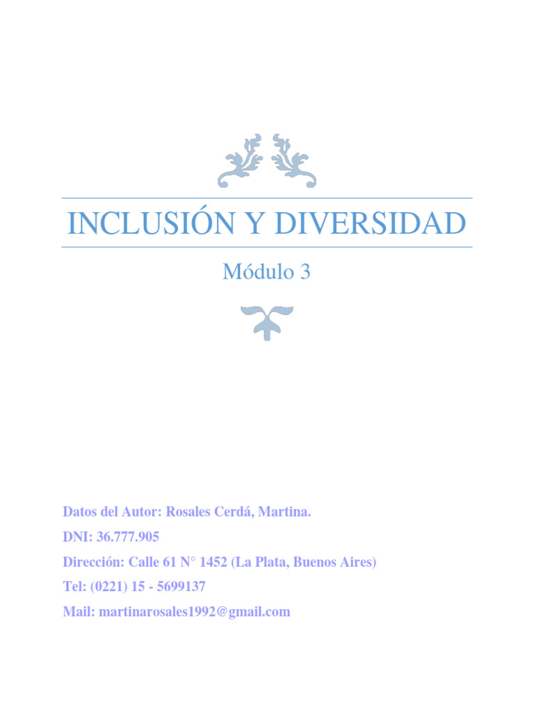 Dibujo de Inclusión y Diversidad Educativa | PDF | Escuelas | Plan de ...