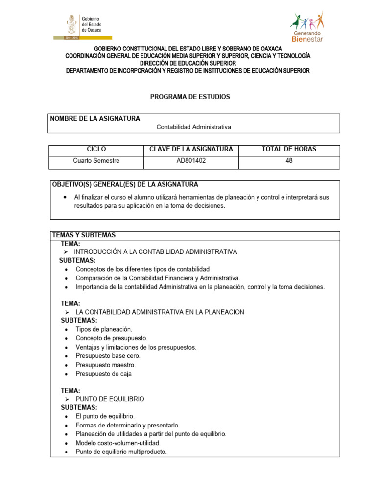 Contabilidad Administrativa Pdf Presupuesto Contabilidad
