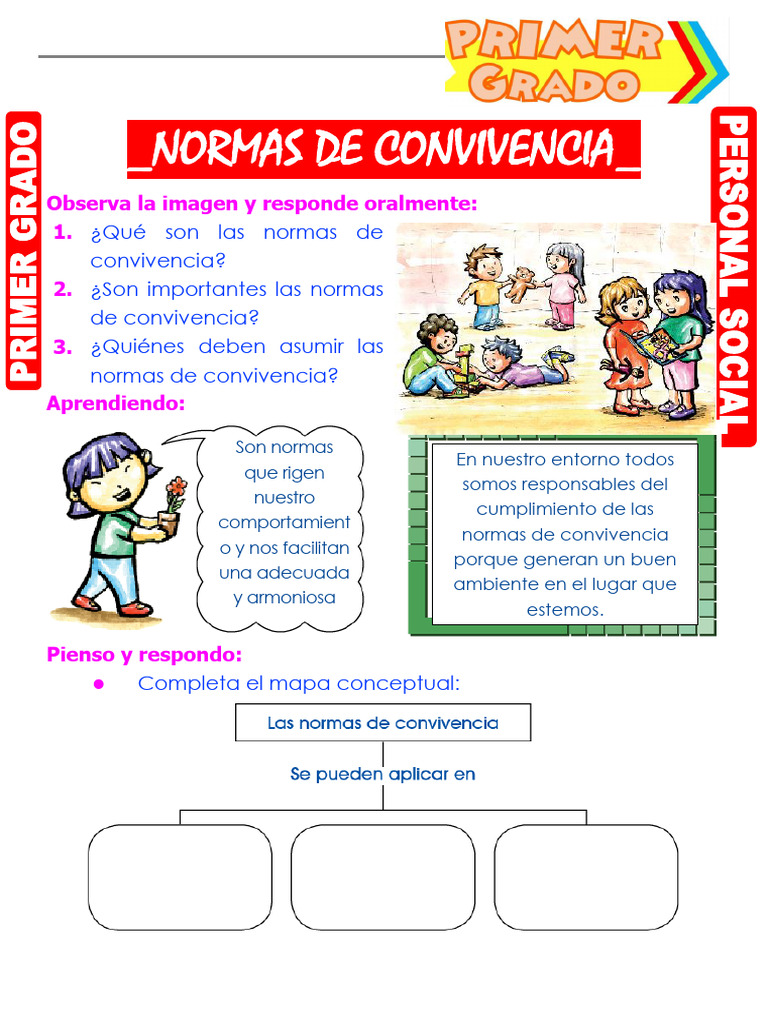 Normas de Convivencia en el Aula | PDF