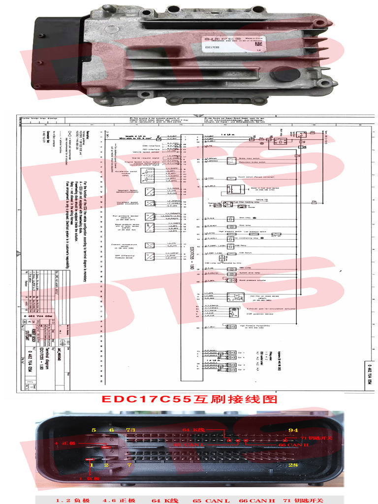 Edc17c55 Pin Read Write | PDF