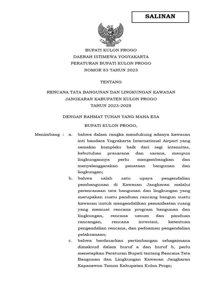 RTBL Jangkaran | PDF
