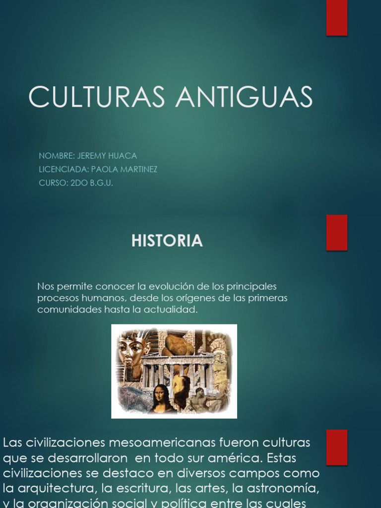 Culturas Antiguas de Mesoamérica y Andes | PDF | Historia