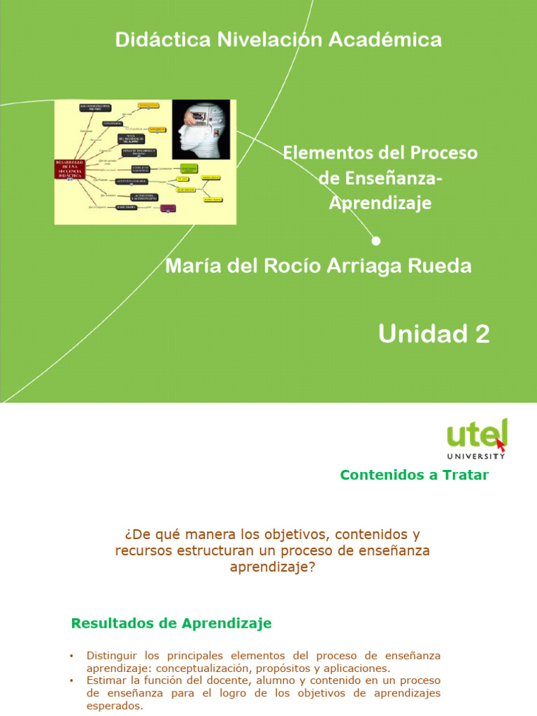 Elementos Clave en Enseñanza-Aprendizaje | PDF | Aprendizaje | Enseñando
