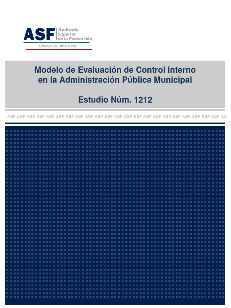 Evaluación de Control Interno Municipal | PDF | Gobierno local | Federación