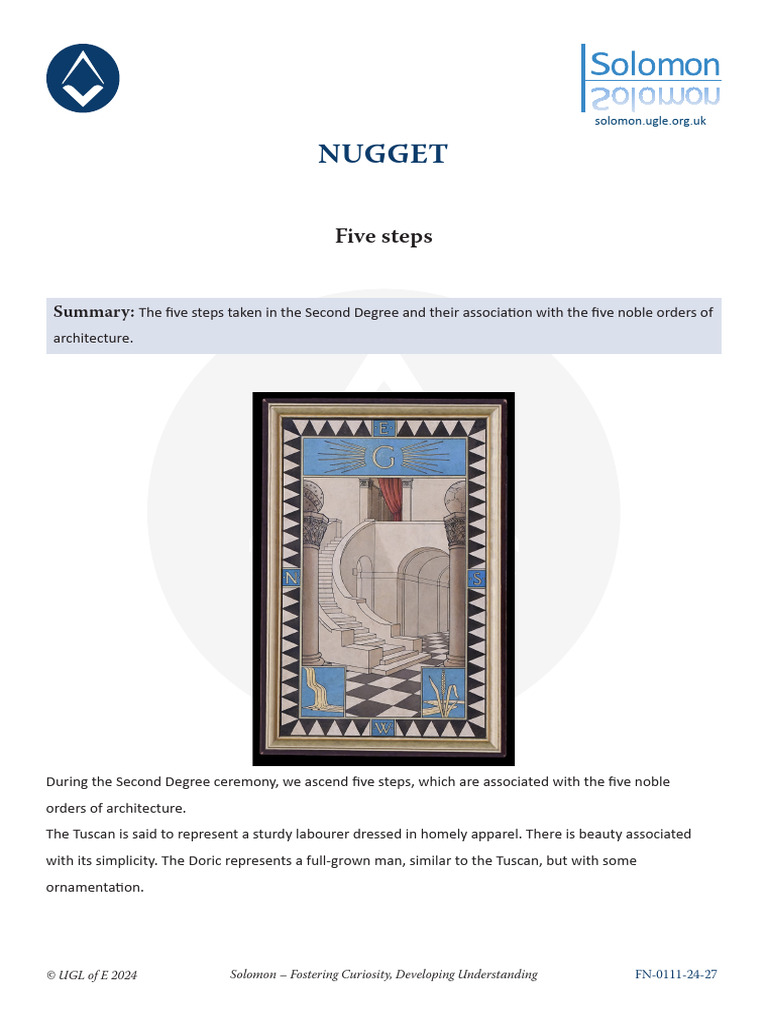 Five Steps Pdf Freemasonry