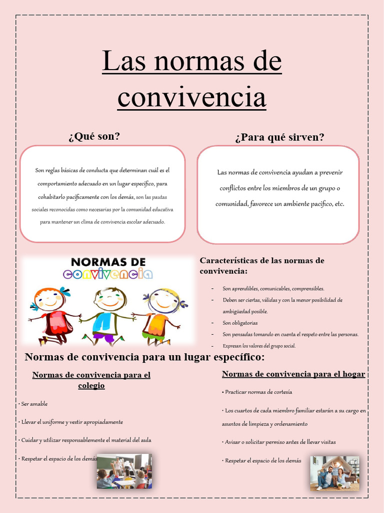 Características de las Normas de Convivencia | PDF | Psicología Social