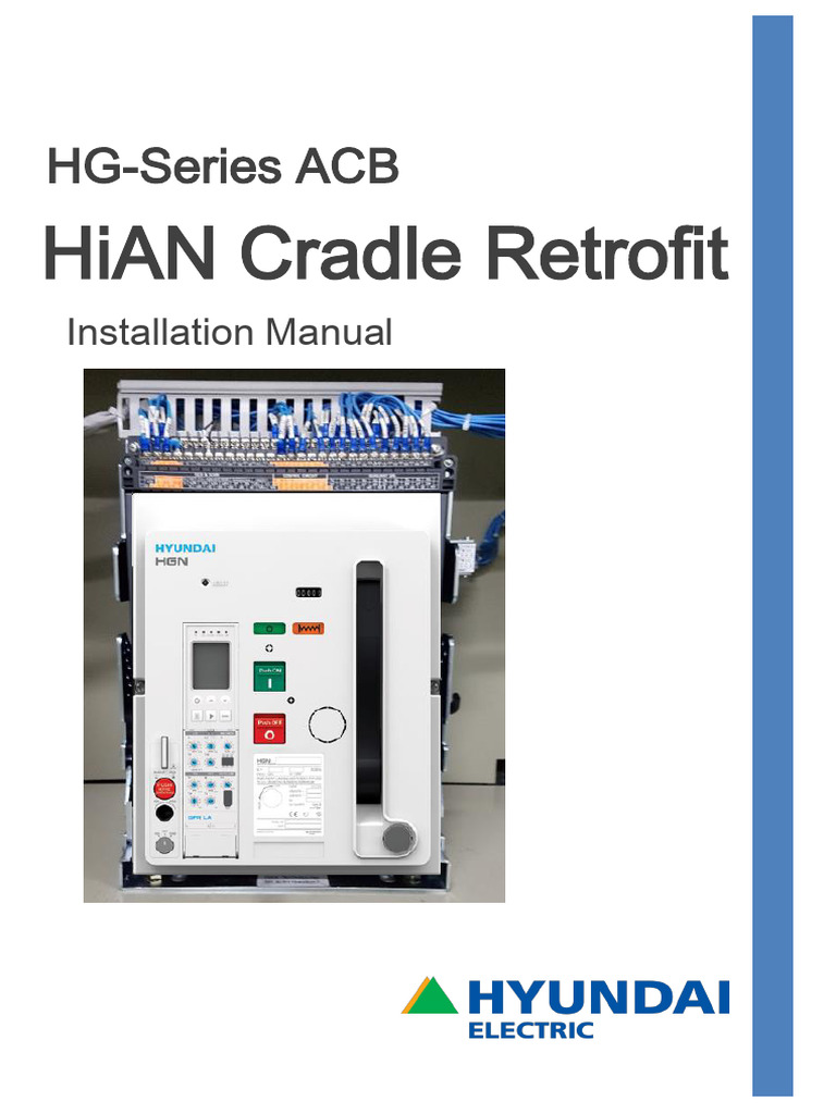 HiAN ACB Retrofit Installation Guide | PDF | Electrical Wiring | Power ...