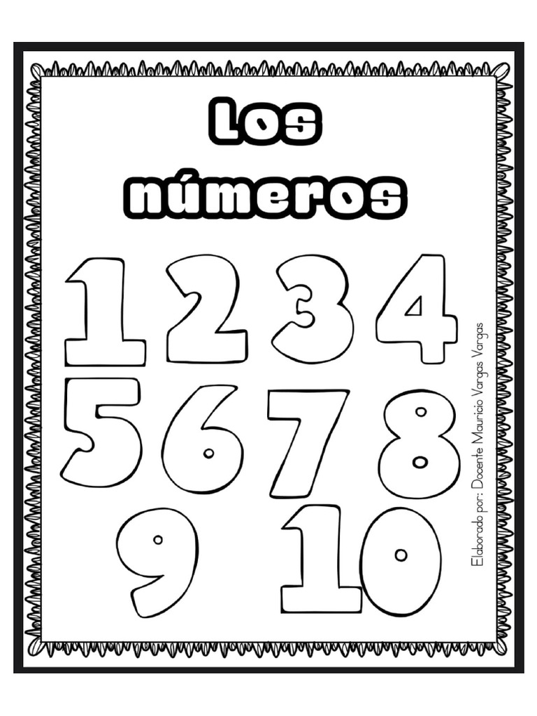 Cuadernillo Los Numeros Del 1 Al 102 | PDF