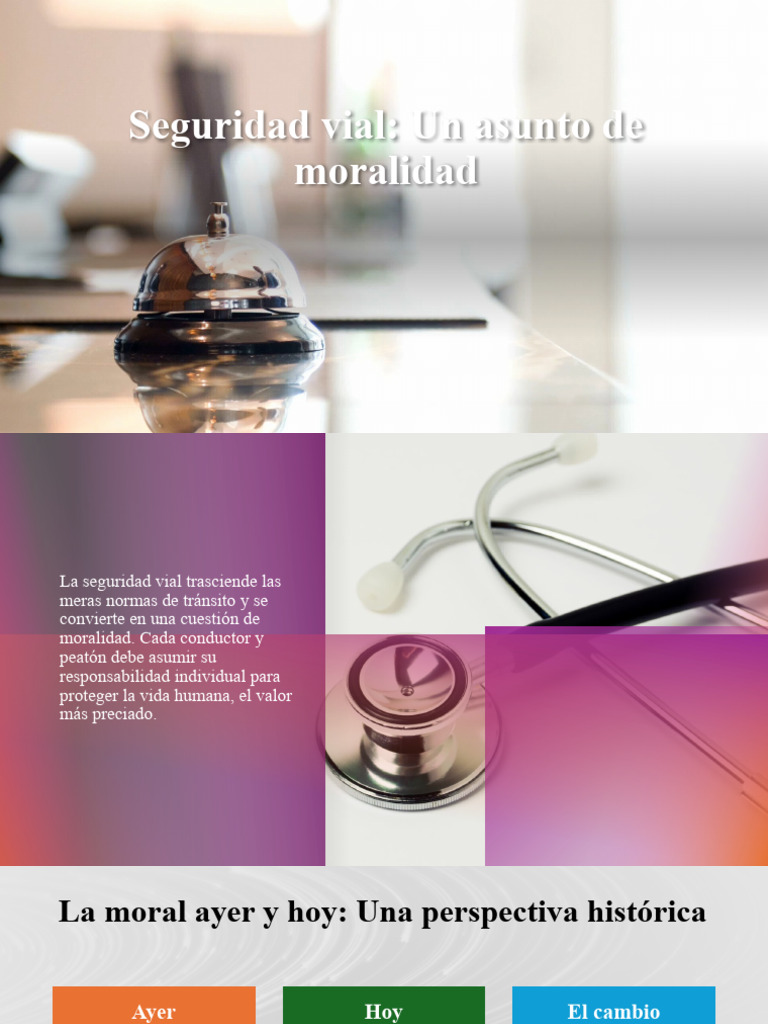 Seguridad Vial Pdf Moralidad Valores