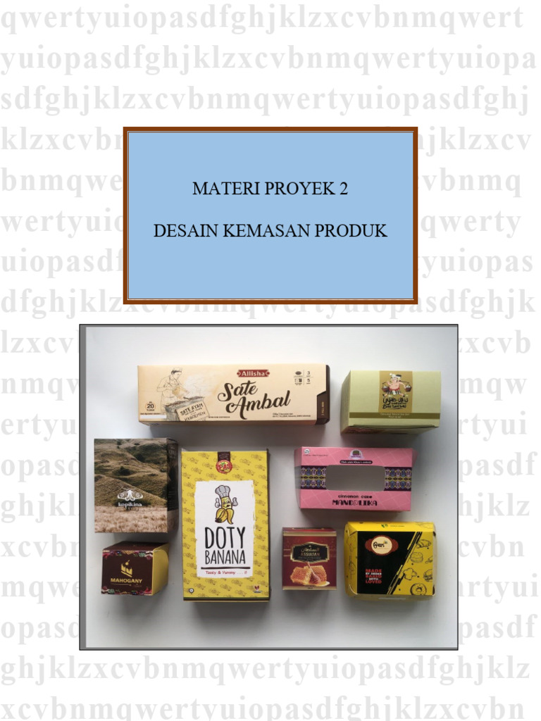 Materi Desain Kemasan Produk | PDF | Seni