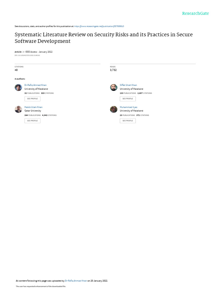 Security Risks in Software Development | PDF | Software Development ...
