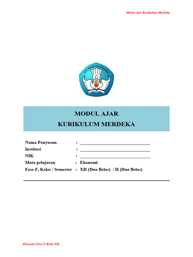 Modul Ajar Ekonomi APBN dan APBD | PDF