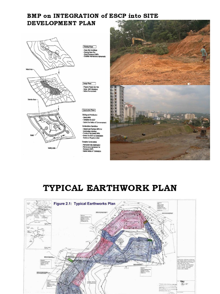 ESCP Integration in Earthwork Plans | PDF | Surface Runoff | Erosion
