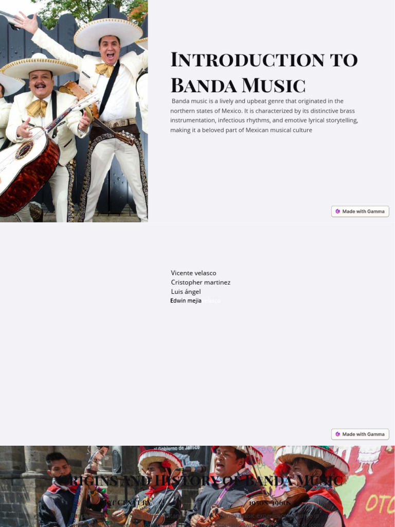 Fun Facts About Banda Music | PDF | Performing Arts | Latin American Music