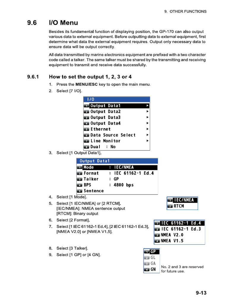GP-170 Config | PDF