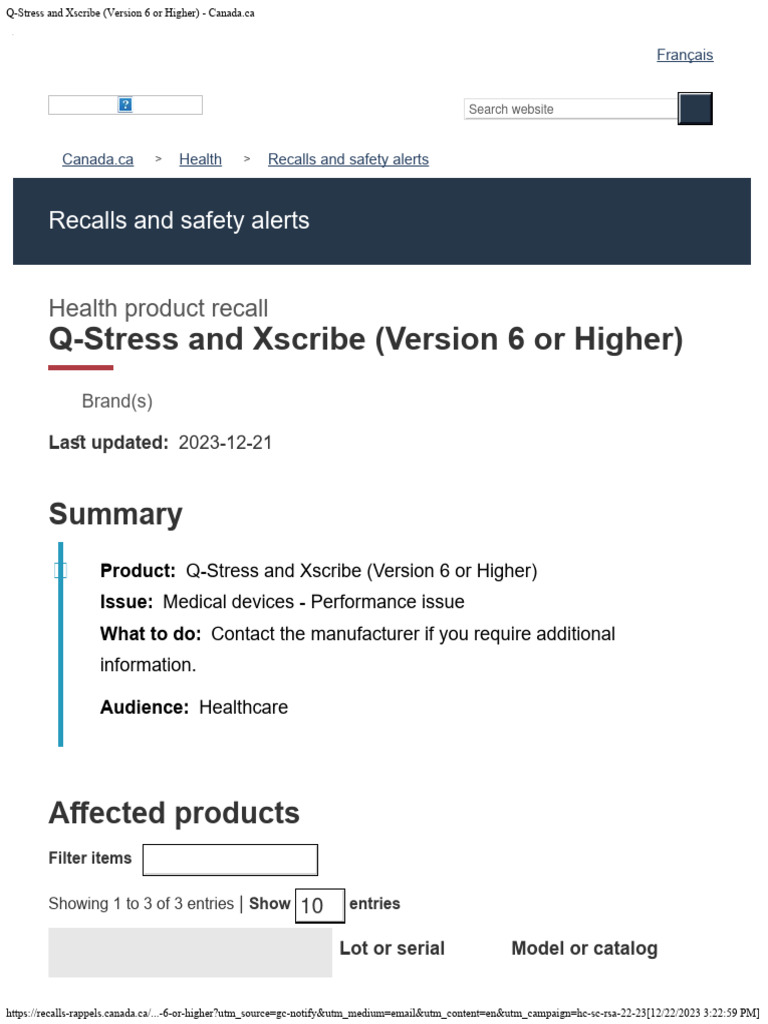20231203BaxterQ StressAndXScribeCardiacStressSystemsHC | PDF ...