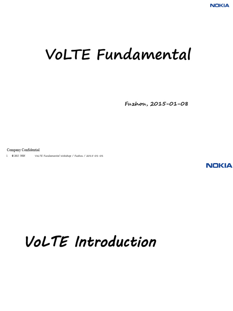 Nokia Volte和esrvcc原理 | PDF | Ip Multimedia Subsystem | Session ...