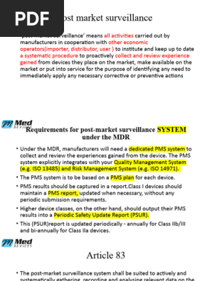 New MDR Requirements