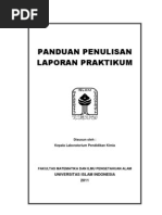 Download Panduan Penulisan Laporan Praktikum by Yoko Sosilo SN74580034 doc pdf