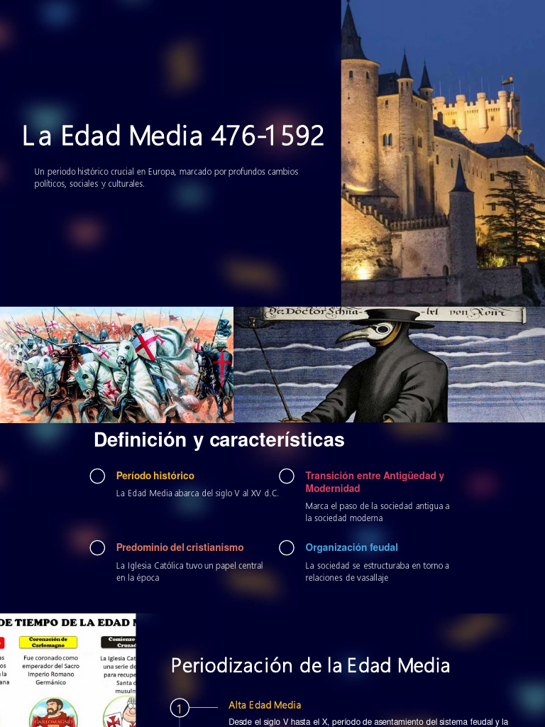 Historia de la Edad Media (476-1453) | PDF | Edades medias | imperio ...