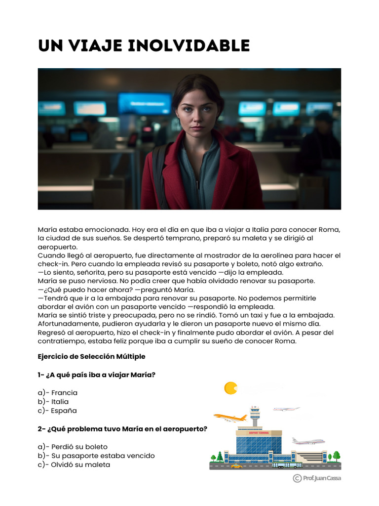 Problemas de Pasaporte en el Aeropuerto | PDF | Negocios