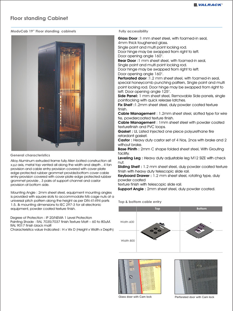 ModuCab 2017 Spec | Download Free PDF | Door | Sheet Metal