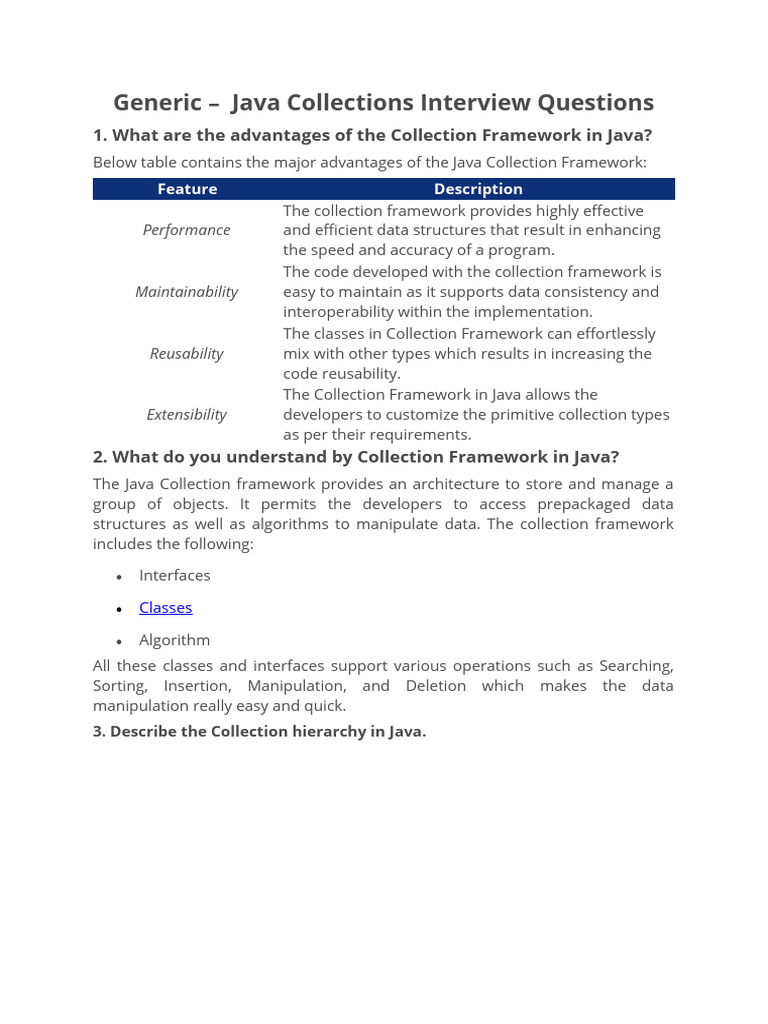 Java Colletions Interview Questions | PDF | Queue (Abstract Data Type ...