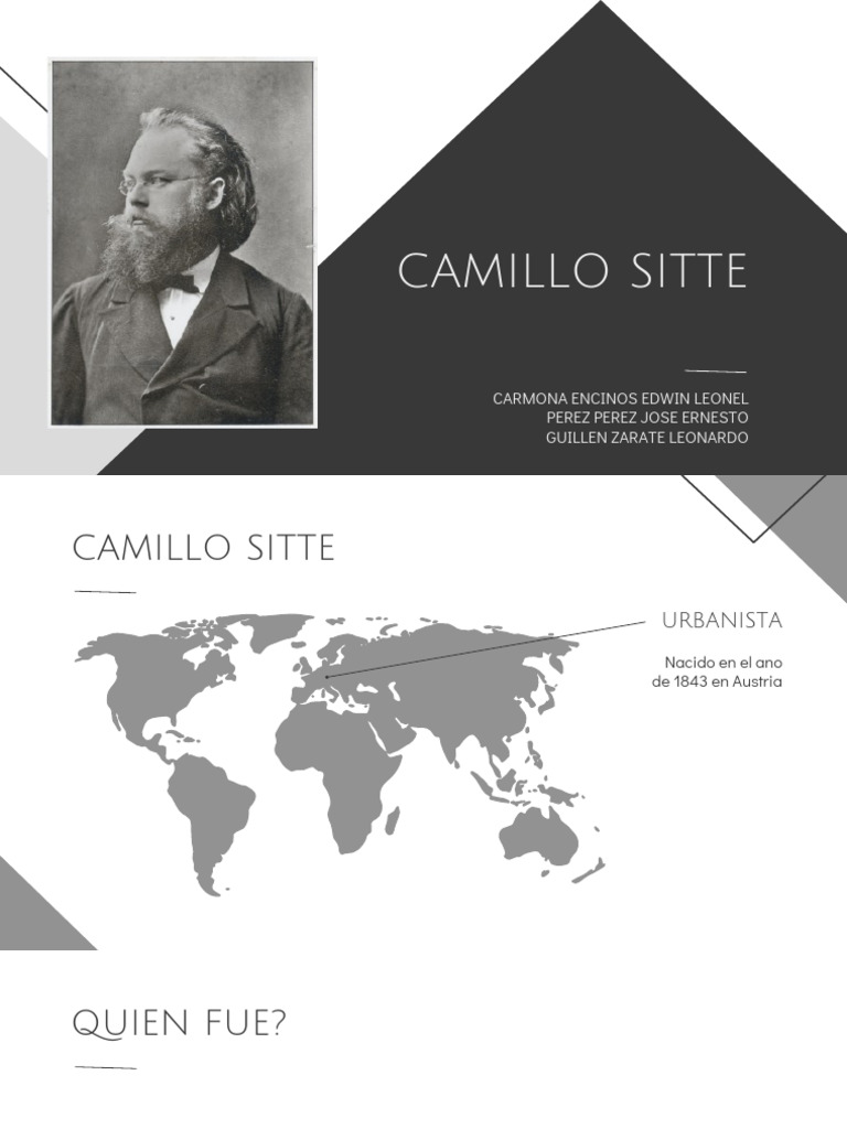 Camillo Sitte: Urbanismo Artístico y Legado | PDF