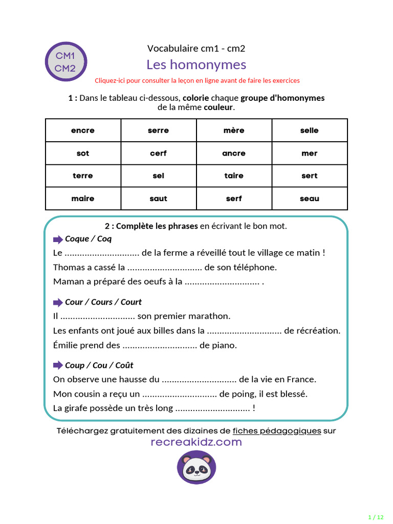 fiches-de-vocabulaire-cm1-cm2-pdf