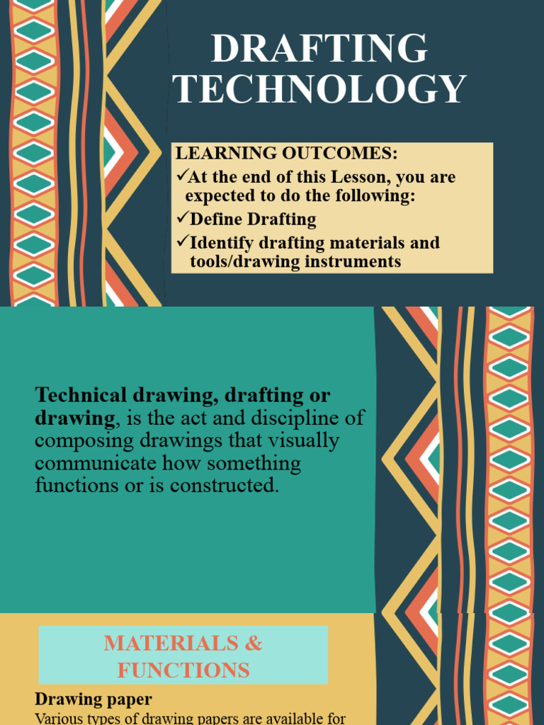 Drafting Tools and Techniques Overview | PDF | Drawing | Triangle