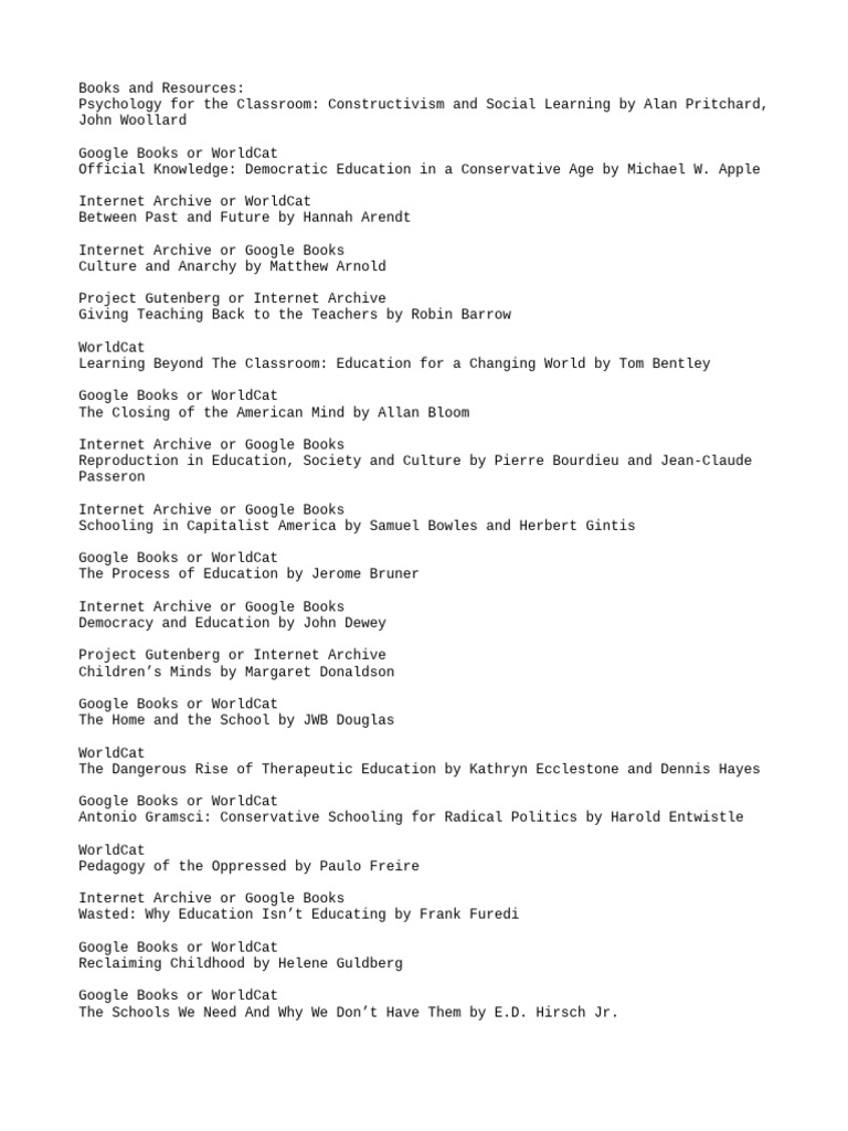 Book pdf education theory liberal arts education