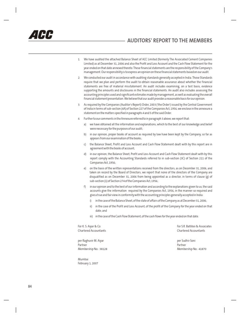 Main Report | PDF | Audit | Business Economics