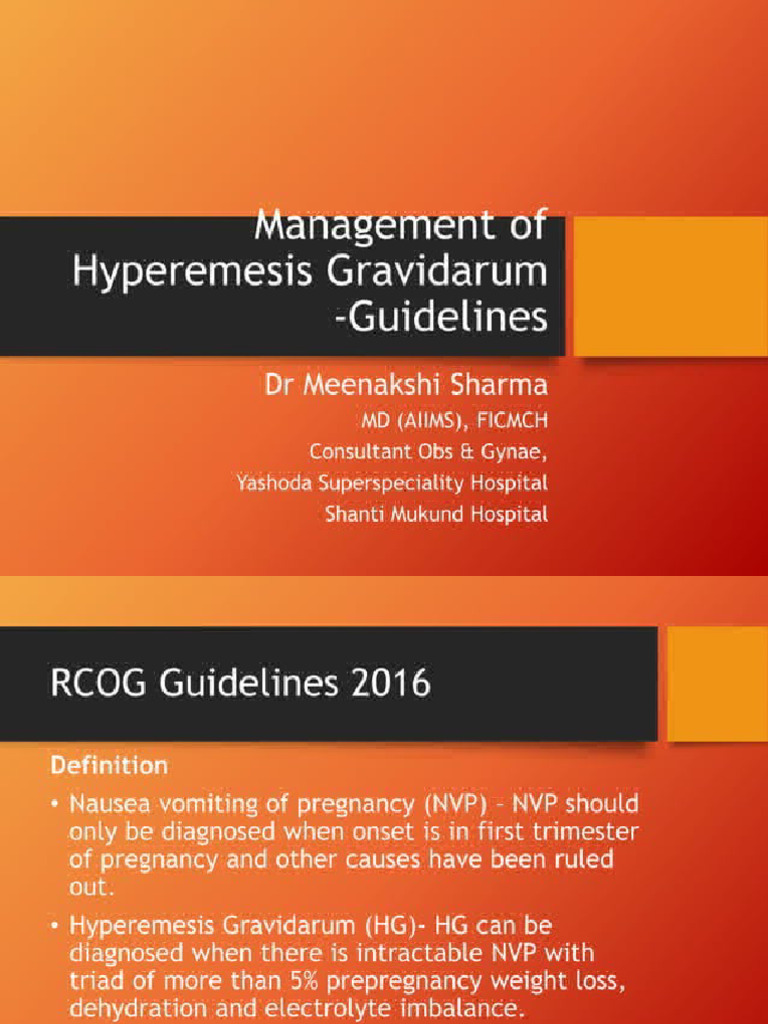Hyperemesis | PDF