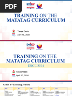 MATATAG K-10 Curriculum Overview | PDF