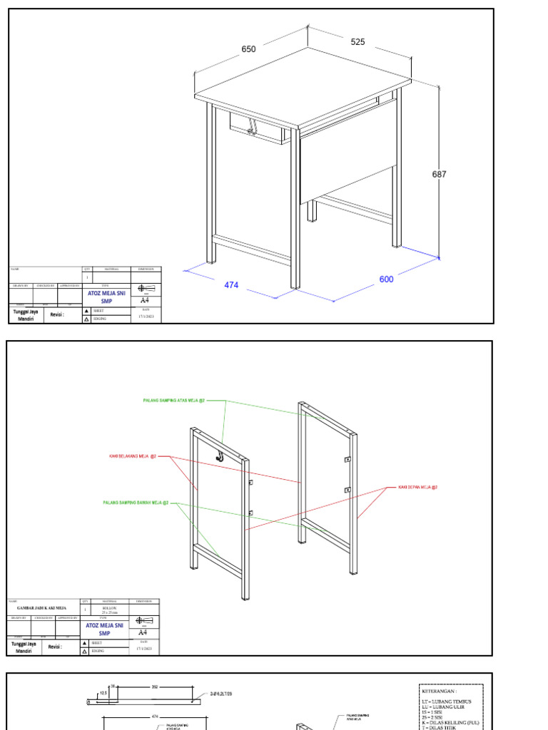 MEJA BESI SMP- 1 | PDF