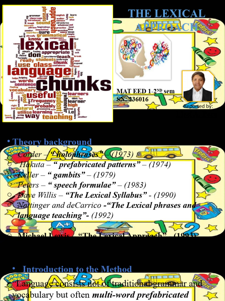 Understanding the Lexical Approach | PDF | Lexicon | Vocabulary