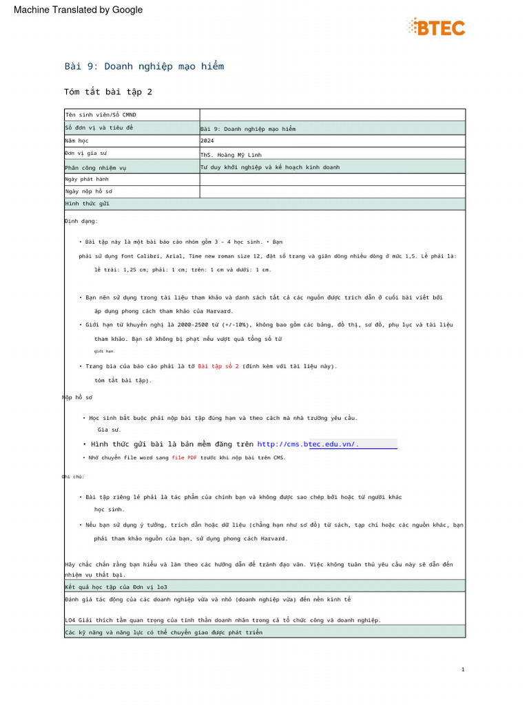Unit 9 - 5047 - Assignment Brief 2 | PDF