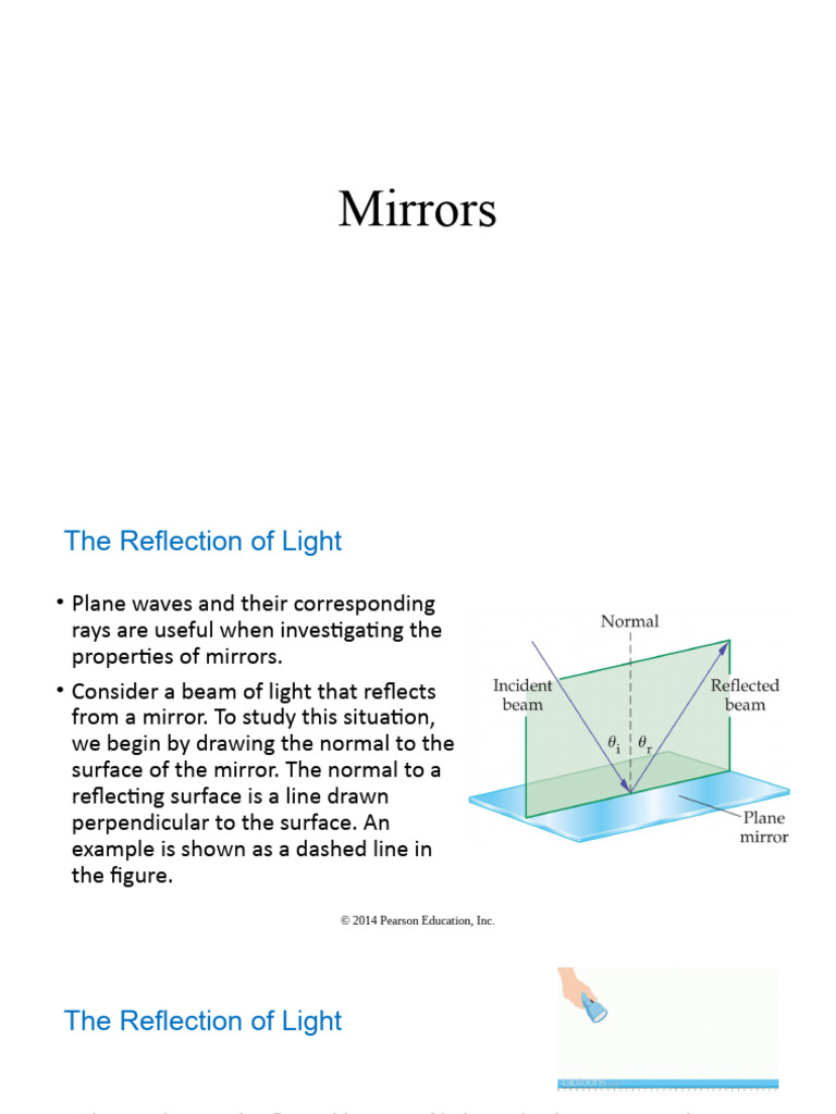 Gr. 10 Mirrors | PDF | Mirror | Reflection (Physics)