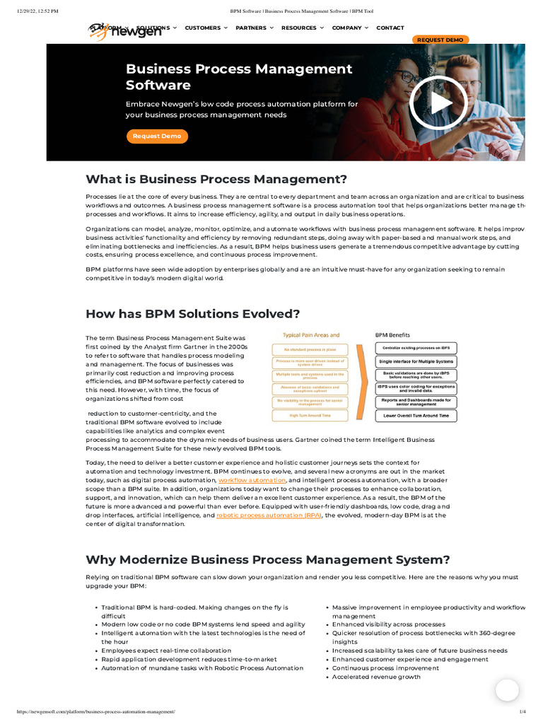 Brochure - BPM Software - Business Process Management Software - BPM ...