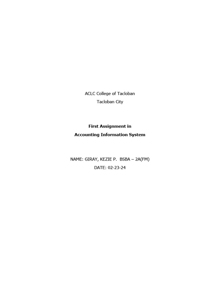ACLC College of Tacloban | PDF | Career & Growth | Business