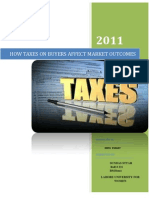 How Taxes On Buyers Affect Market Outcomes: Submitted To