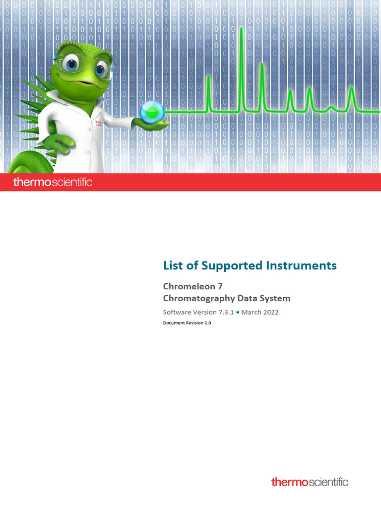 List of Supported Instruments - Chromeleon 7.3.1 - Rev 2 | PDF ...