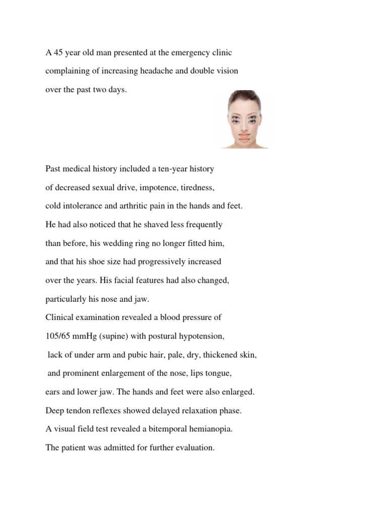 Case Growth Hormone Pdf Clinical Medicine Medical Specialties