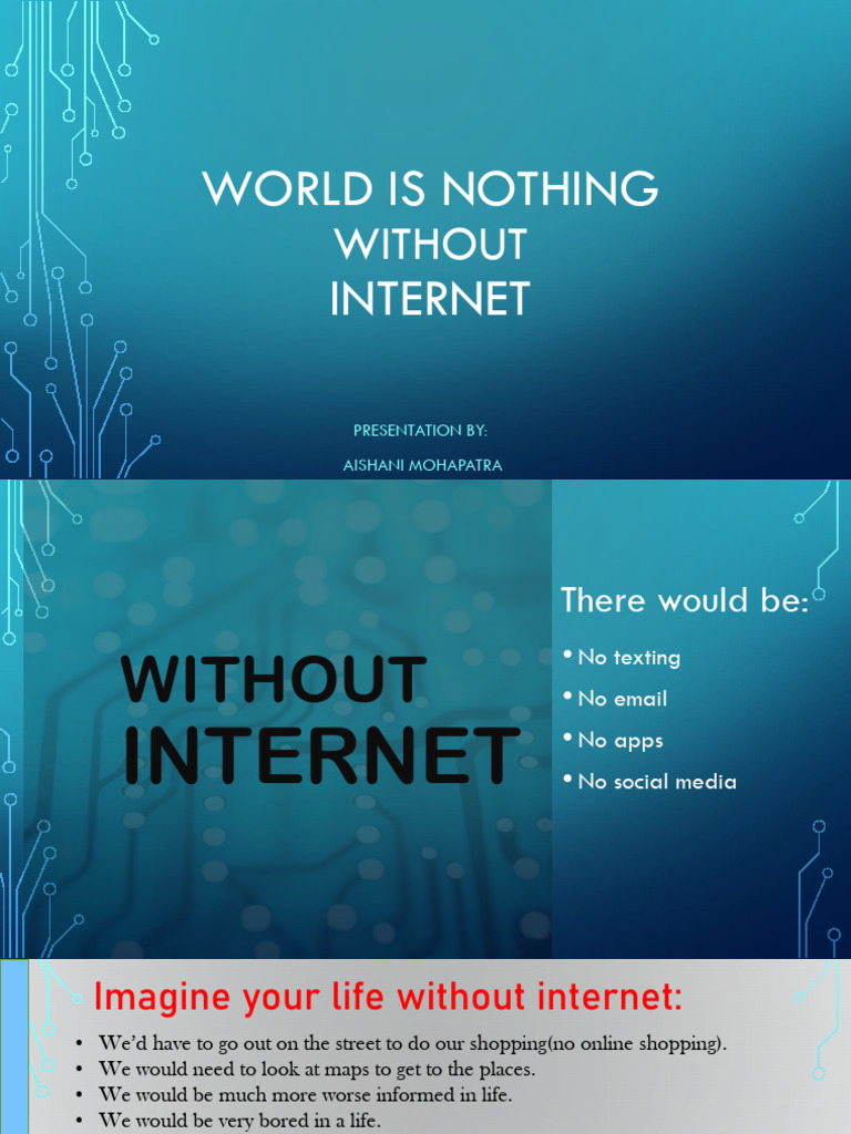 Life Without Internet: A Dismal Reality | PDF
